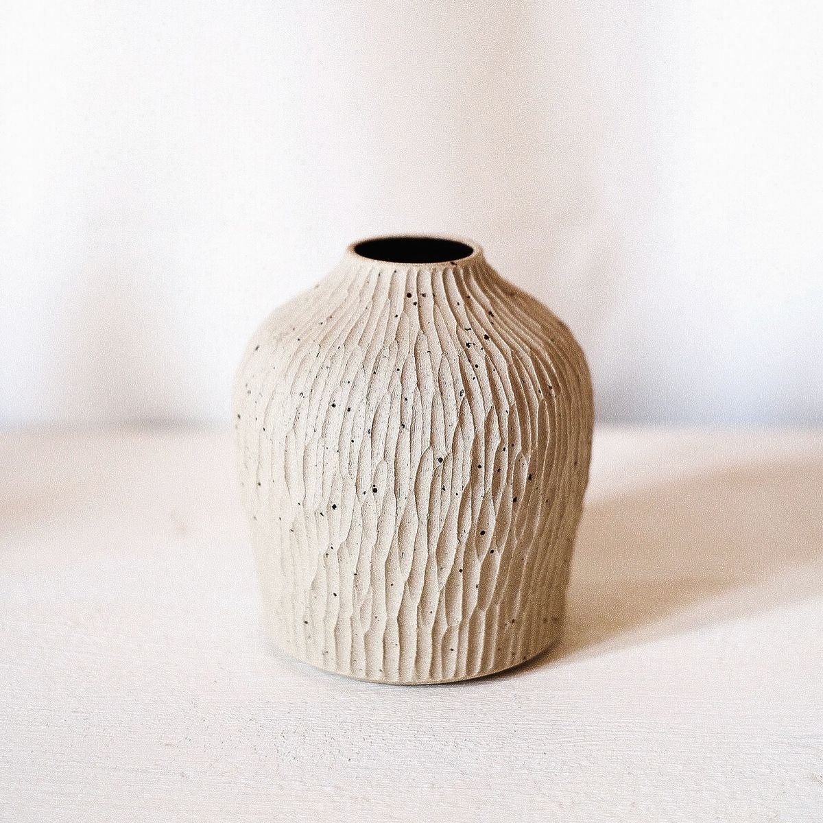 Carved Ridge Vase