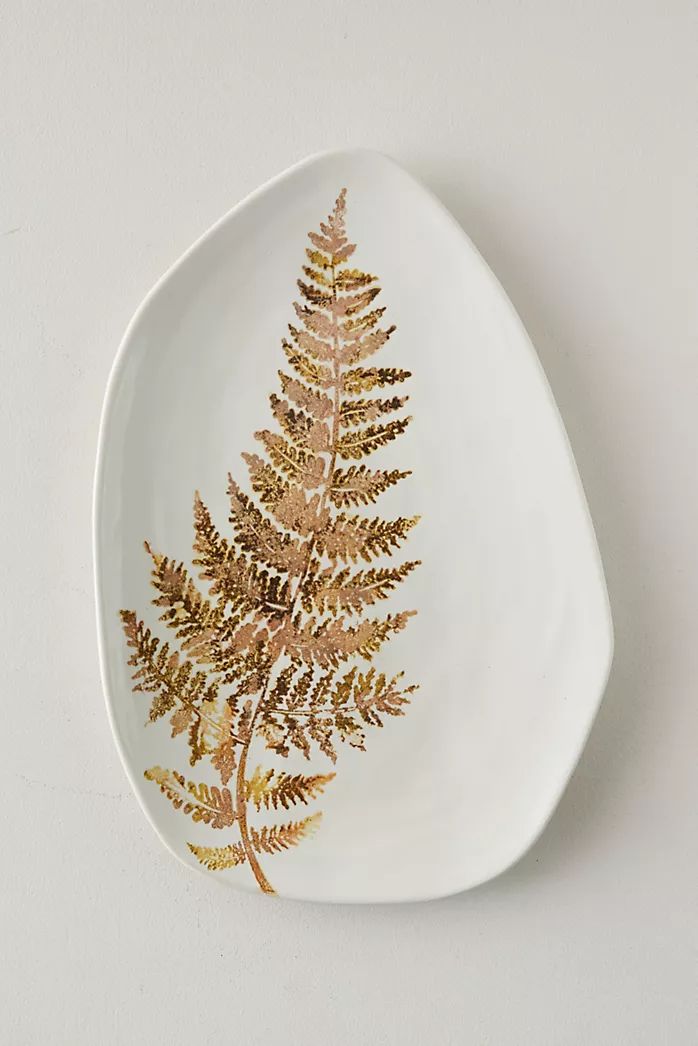 Fern Dessert Plate
