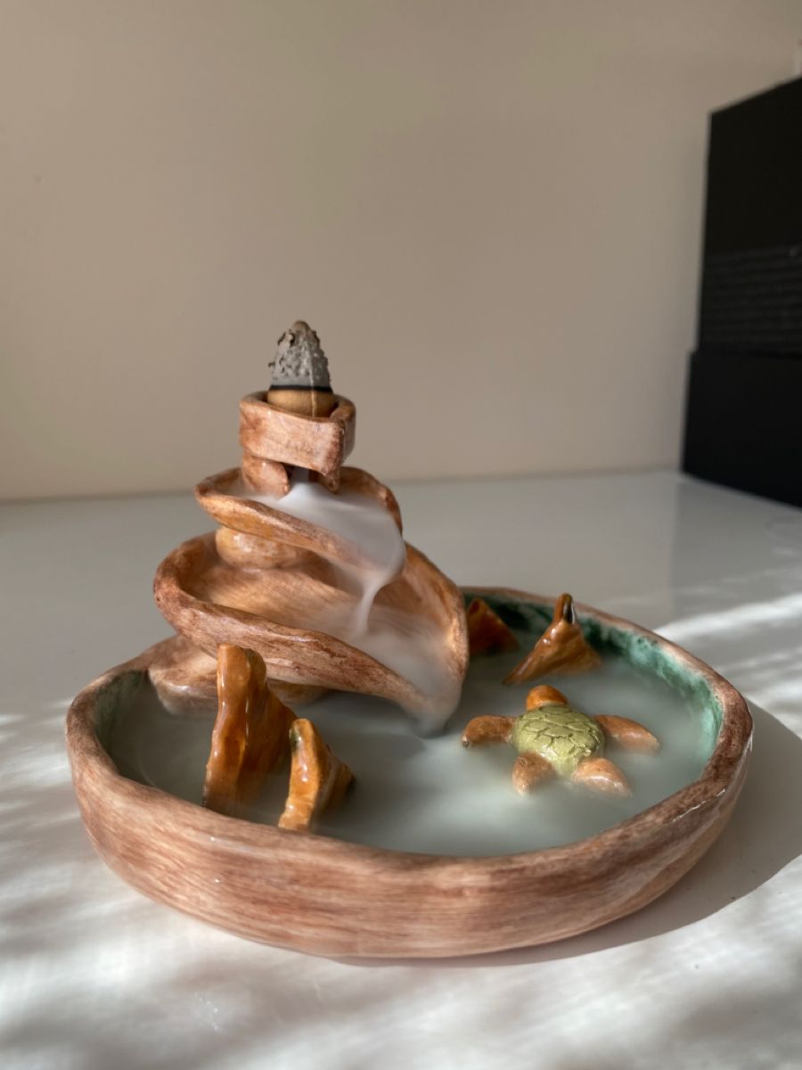 Incense Cone Waterfall Burner