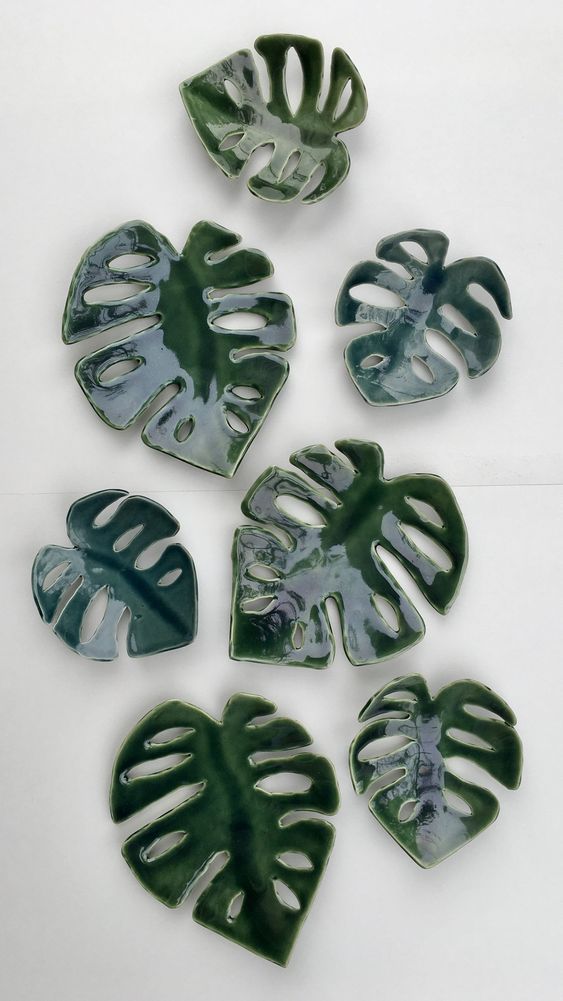Leaf Wall Tiles (Set of 7)