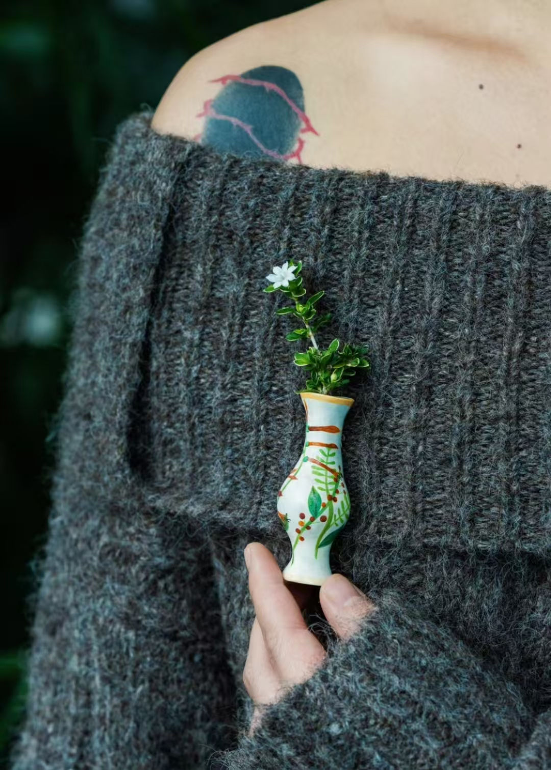 Mini Planter Pin (Wearable Pot)