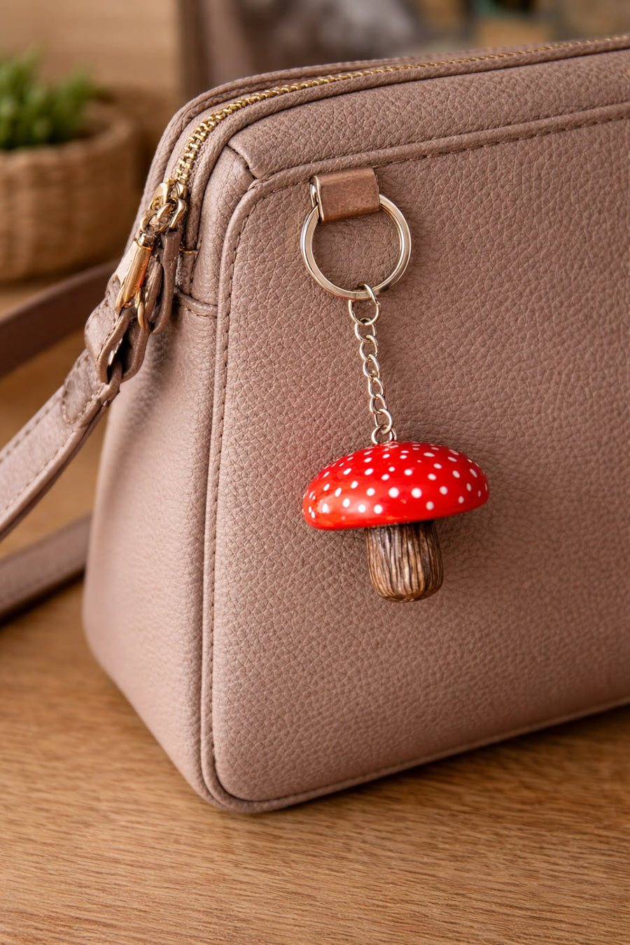 Mushroom Keychain