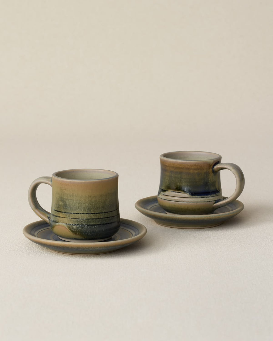 Ridged Espresso Cup (Pair)
