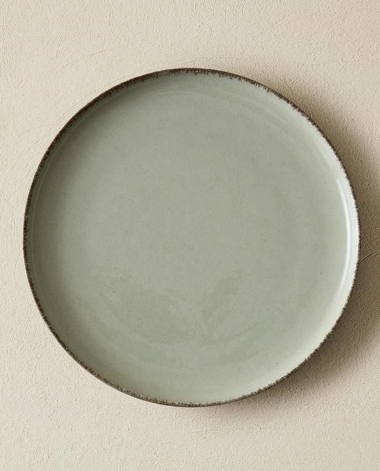 Sage Rim Dinner Plate