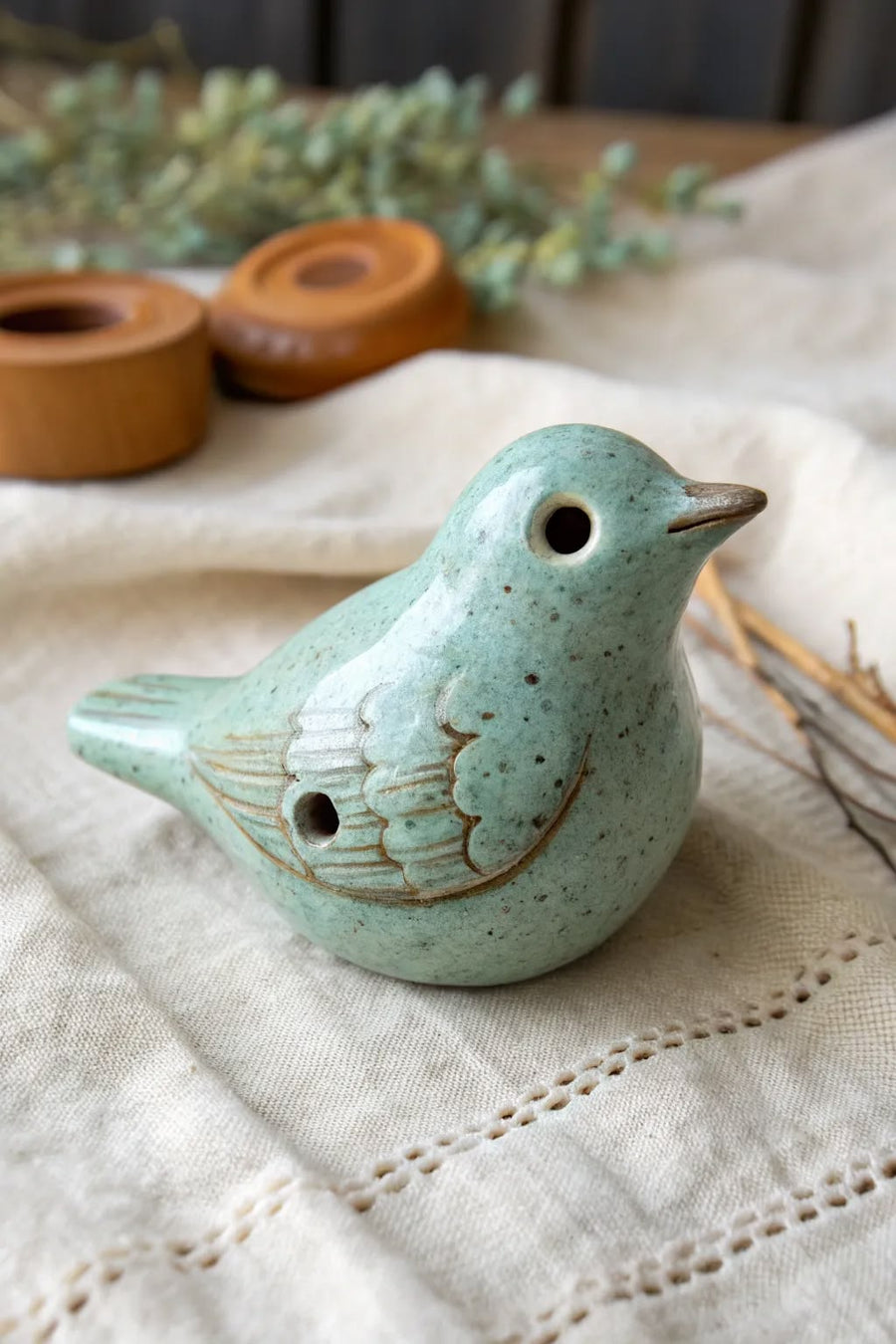 Sculpted Bird Whistle