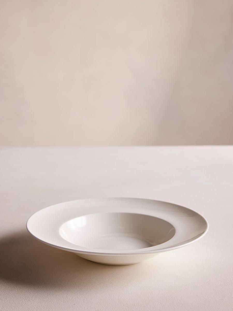 Wide Rim Pasta Bowl